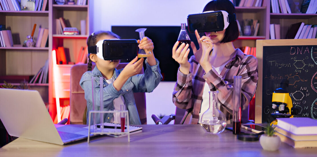 How can children benefit from using VR in education?